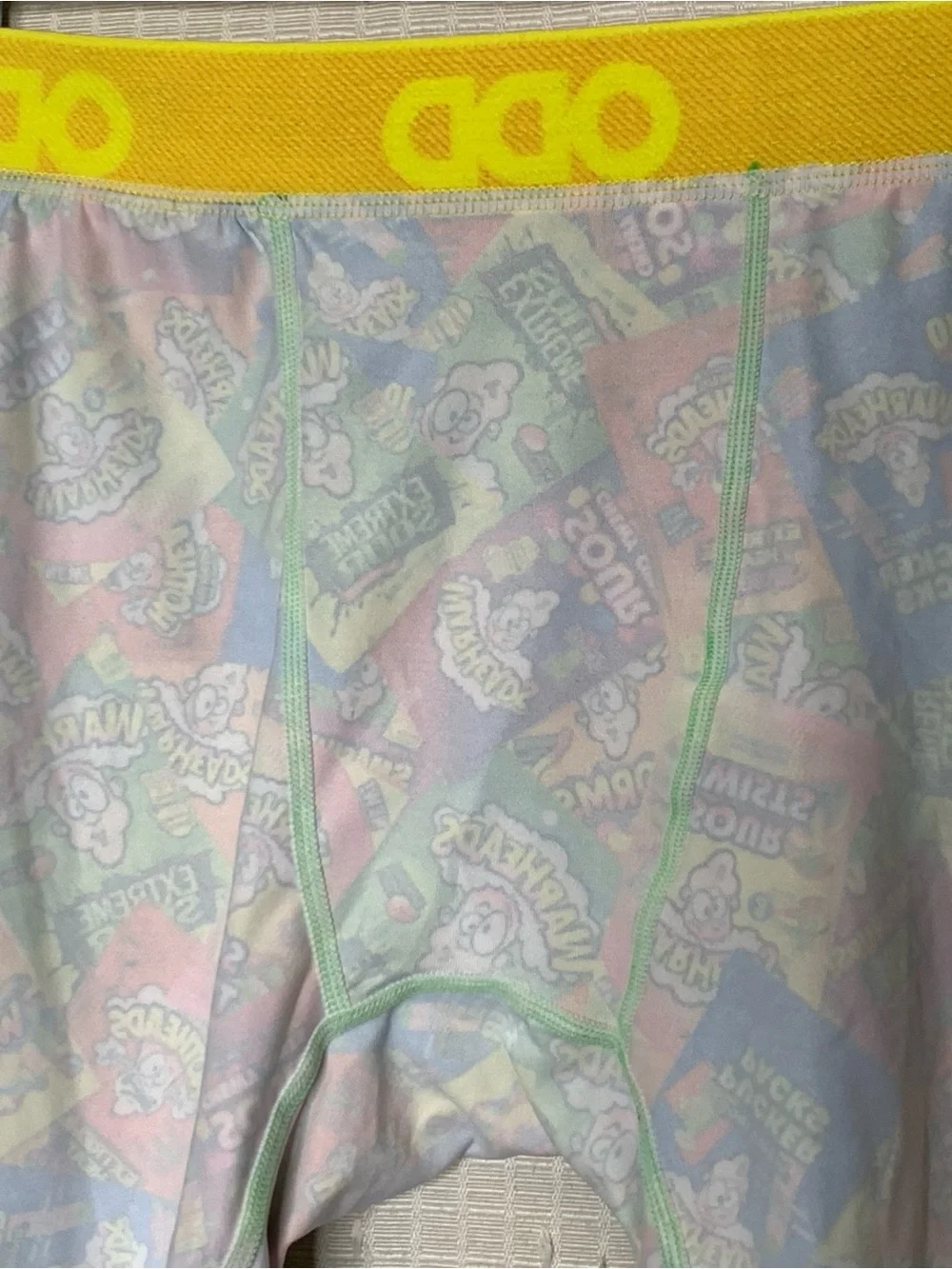 ODD NWOT Boxer Briefs Extreme Sour Warheads Candy Graphic Size S Novelty Print